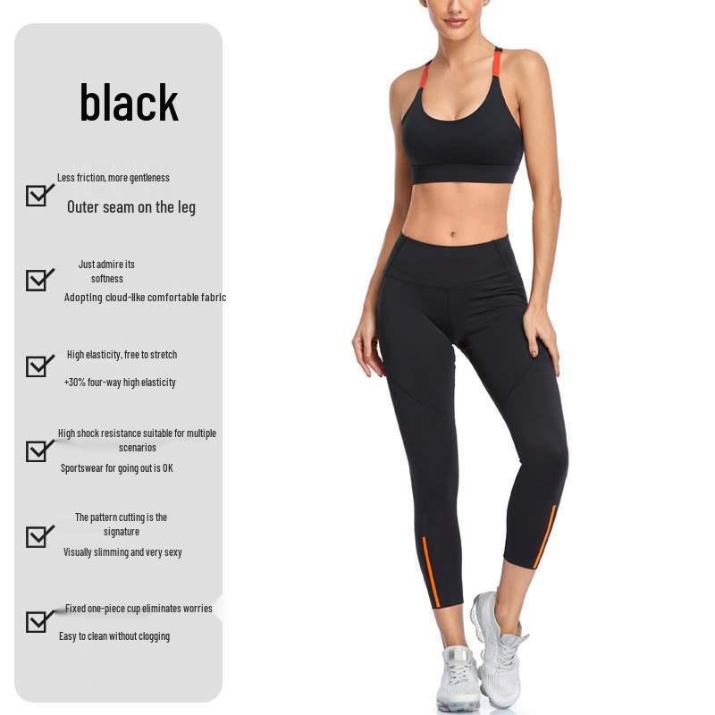 

Комплект женской спортивной одежды больших размеров для йоги и фитнеса с быстрой сушкой XL