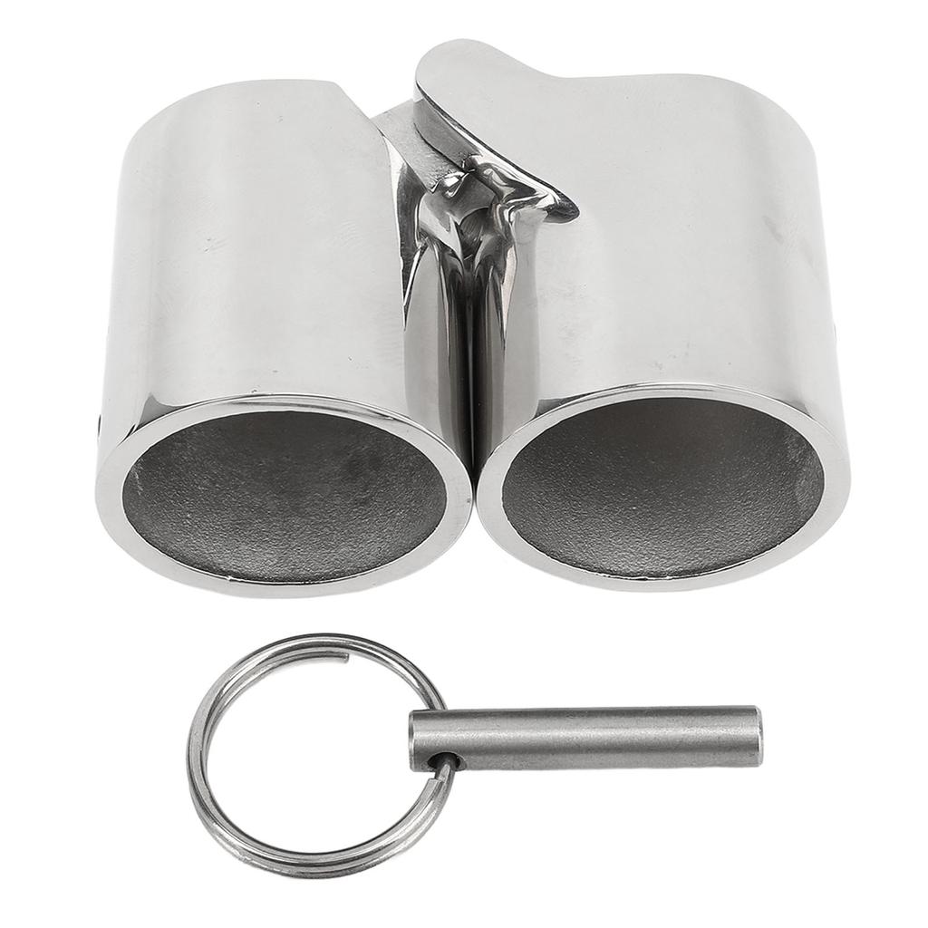 32mm Marine Grade Boat Pipe Connector 316 Stainless Steel Folding Rotating Coupling Tube Pipe