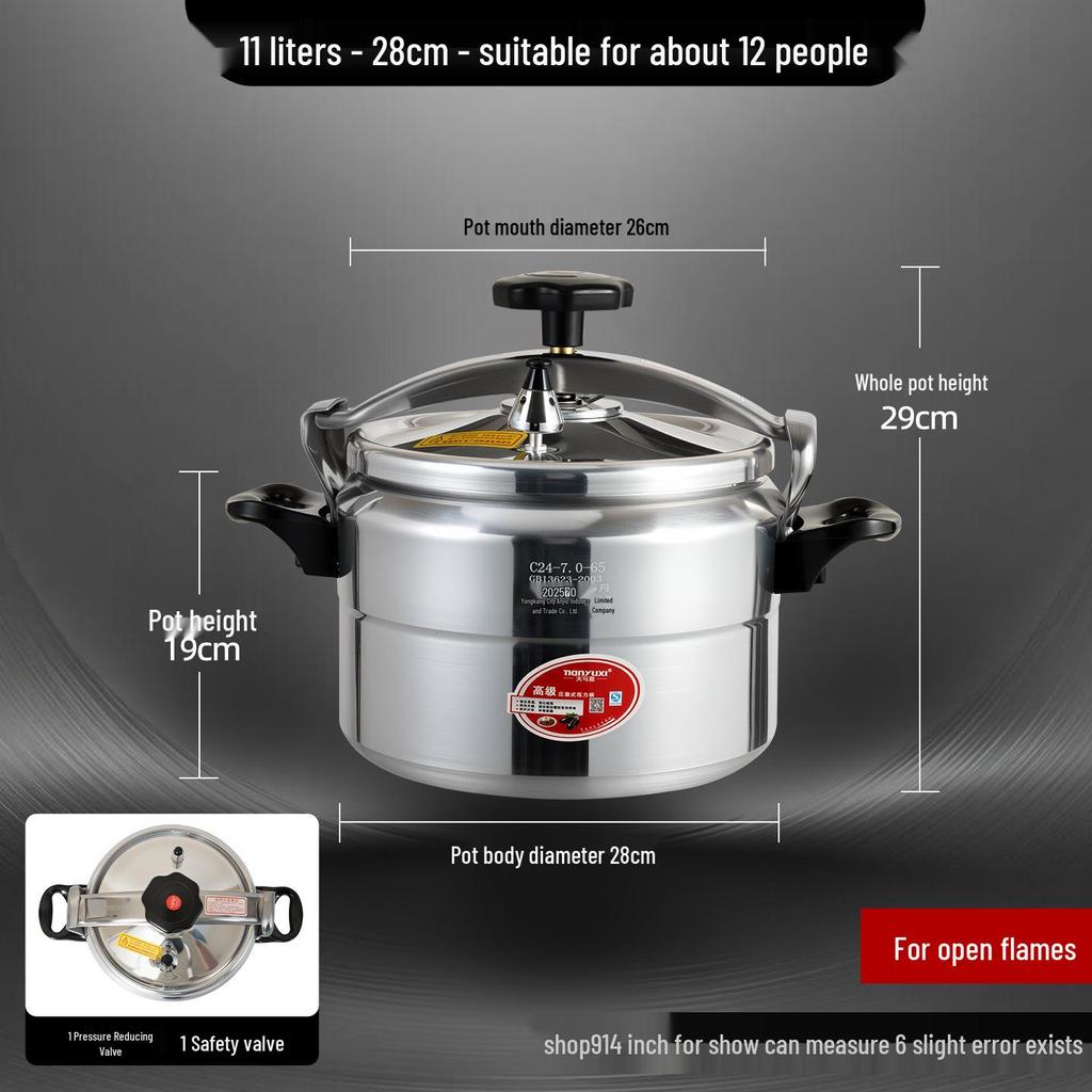 Universal Explosion-Proof High-Capacity Pressure Cooker for Commercial, Restaurant, and Catering Use