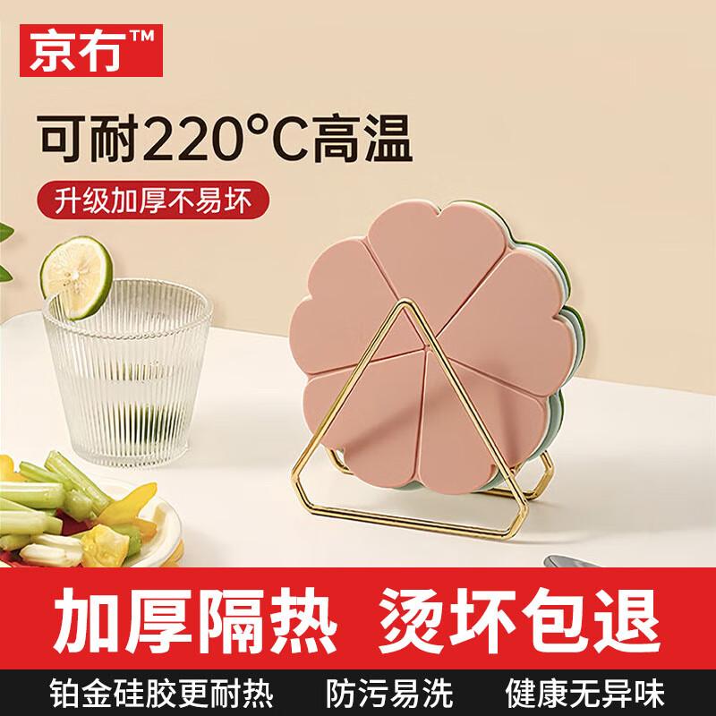 Силиконовый термостойкий коврик и набор подставок Heat-Resistant Table Mat