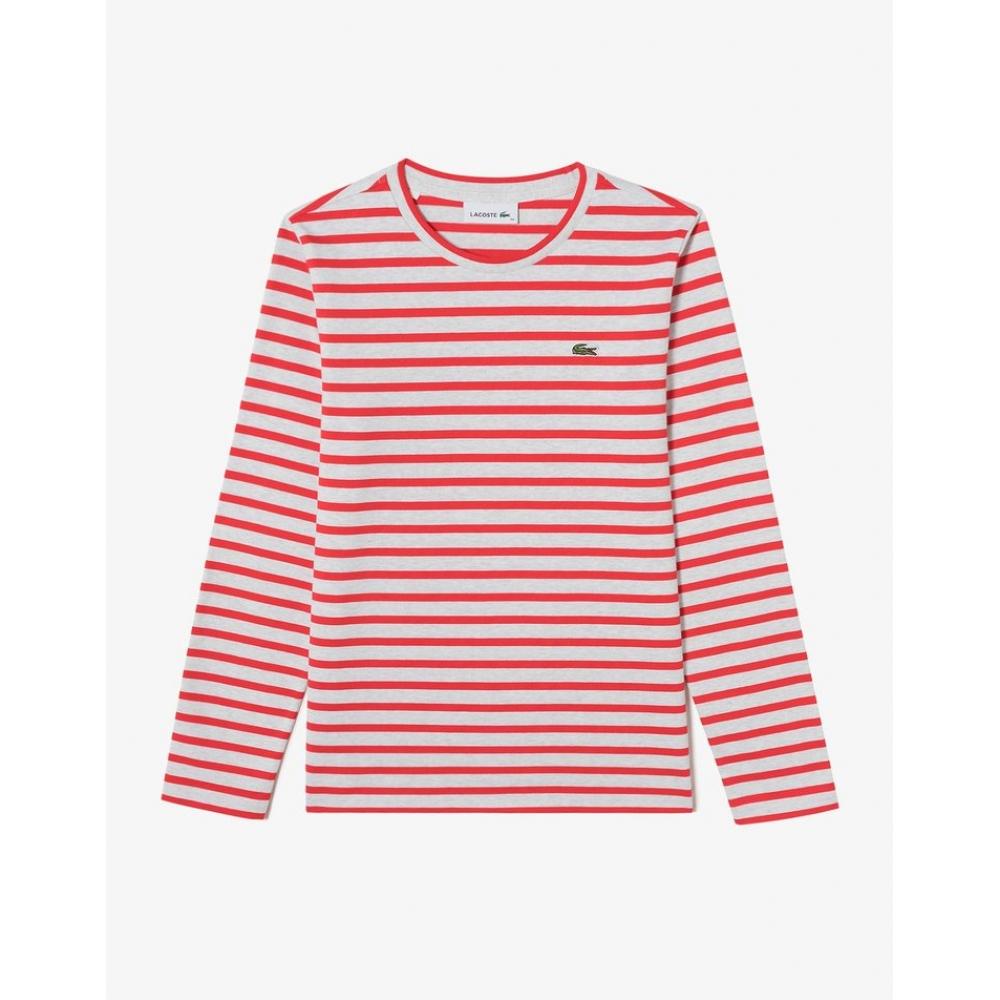 

Lacoste Женская футболка в полоску с длинным рукавом Tf821e 54n 240 034
