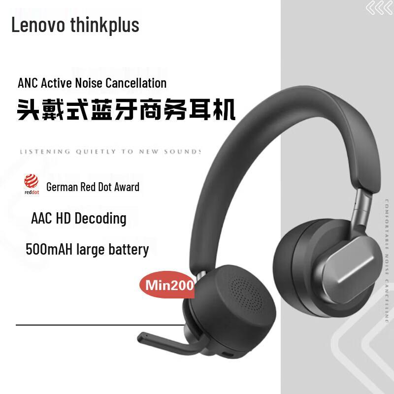 

Lenovo ANC Wireless Headset Min200
