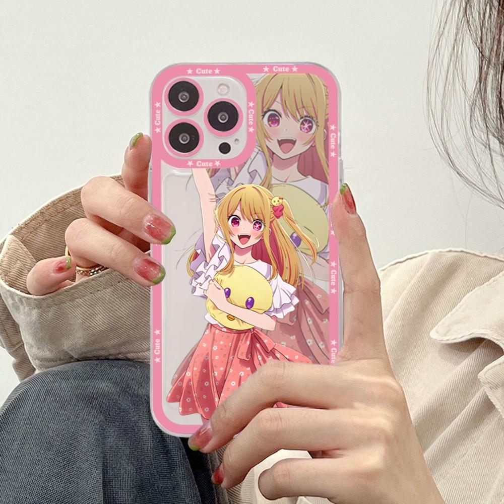 Coque de téléphone Oshi No Ko Pour iPhone 15 11 12 13 14 Mini Pro Max XR X XS TPU Coque Transparente