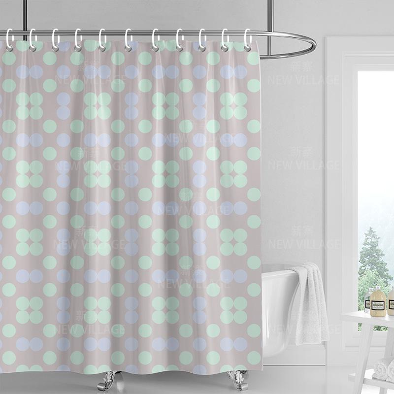 Dekoracja domu zasłony prysznicowe łazienka wodoodporna zasłona materiał Pokój dzienny Nowoczesny Nordycki Nowoczesny prosty wzór geometryczny