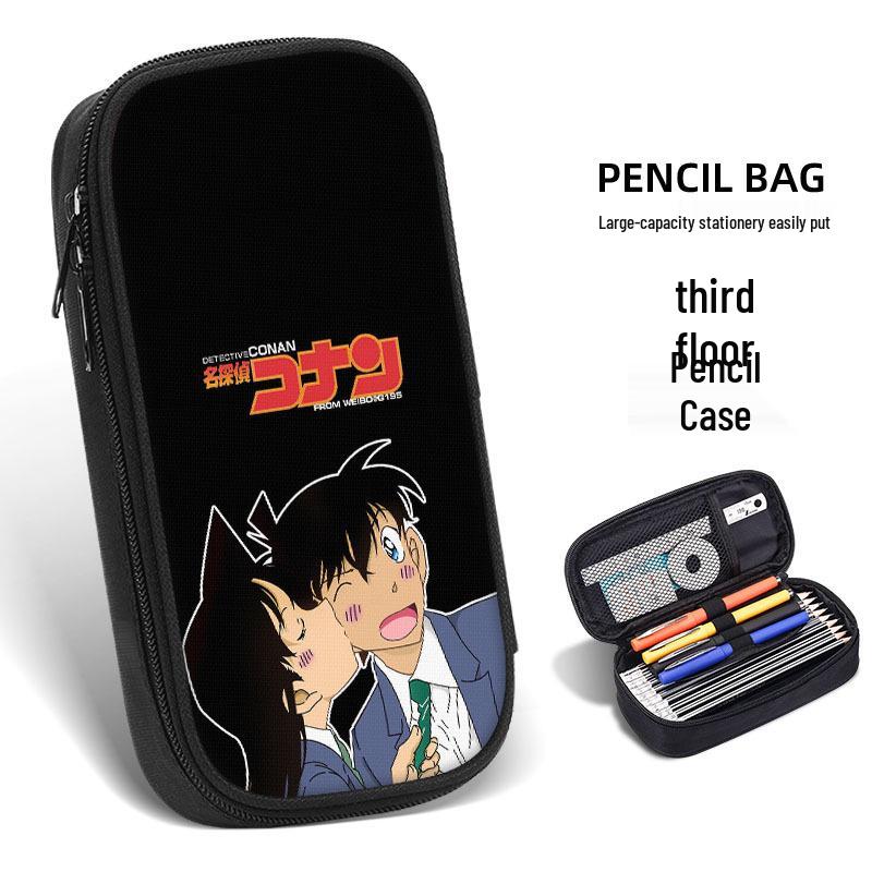 Detektiv Conan Kaito Kid Federmäppchen, Schulbedarf für Kinder, Jungen & Mädchen