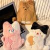 2025 The New Belly Warmer Thick Plush Hand Warmer Cute Cartoon Hot Water Bottle Warm Water Bag Multi-color Optional