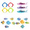 3/4/6PCS Kids Funny Swimming Pool Diving Toy Set Children Underwater Water Play Toy with Fish Shape for Boys Girls