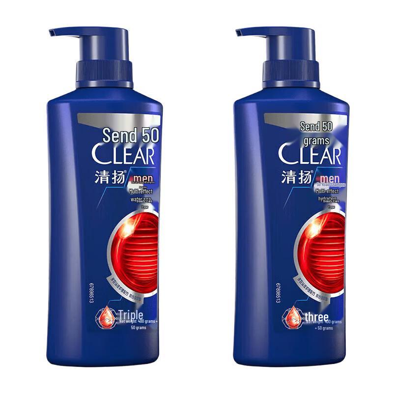 Clear Men Anti-Dandruff Multi-Action Hydration Shampoo Duo