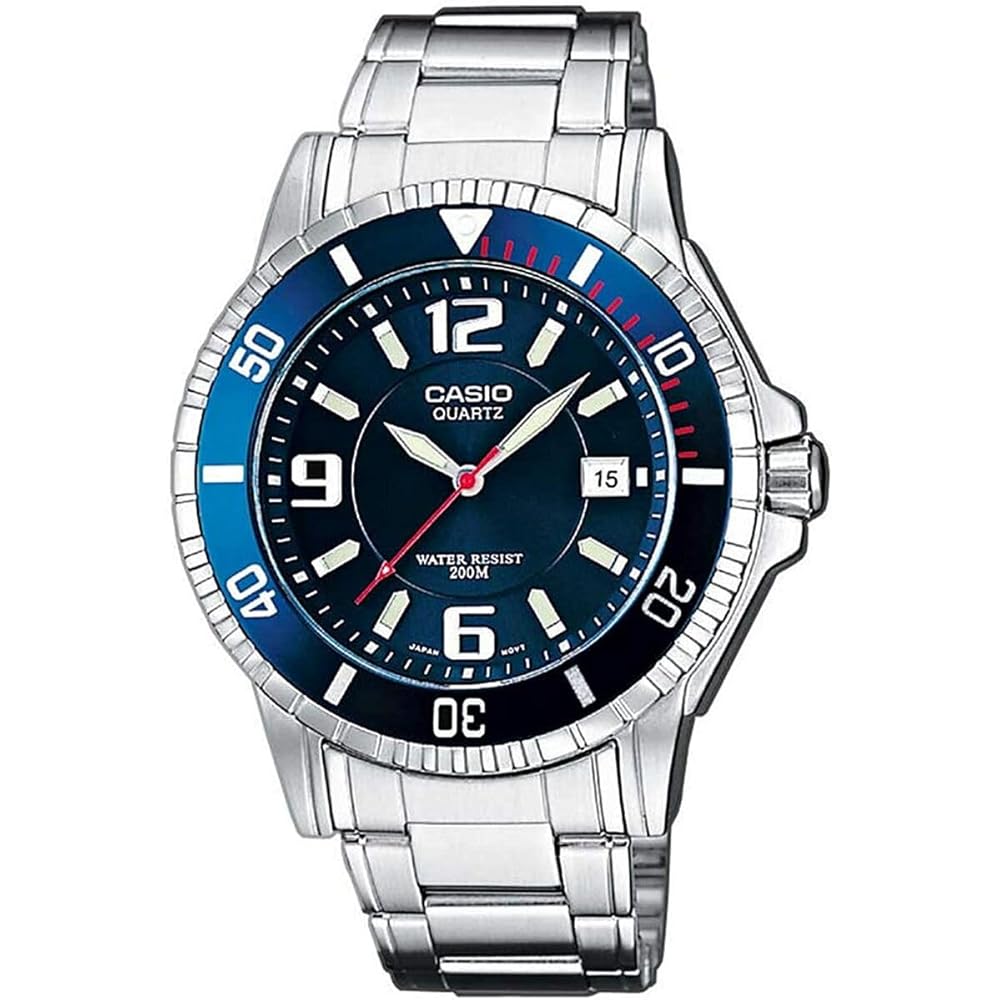 Casio Casio Collection Men s Analog Quartz Watch Stainless Steel MTD-1053D-2AVES