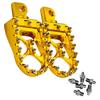 Dirt Bike Foot Pegs 7075 Aluminum CNC Pedals Rests for Surron Light Bee X S/E Ride Pro S CRF150F/230F/250F XR150L KDX200 Black