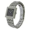 Bvlgari Quadlard Watches SQ22Stainless Steel Black blackDial Stainless Steel Quartz Analog Display Women Used