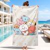 K-pop cartoon Friends Beach Towel, Microfiber Beach Towel, Perfect For Pool, Beach, Travel, Home Decor Beach Party Fan gifts