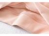 Women's Ribbed Long Sleeve Yoga Top with Chest Pads - Quick-Dry Crop
