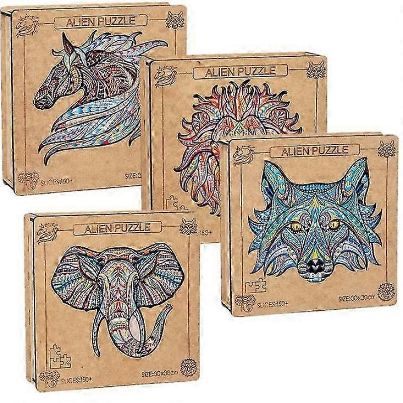 3D three-dimensional alien puzzle children's puzzle
