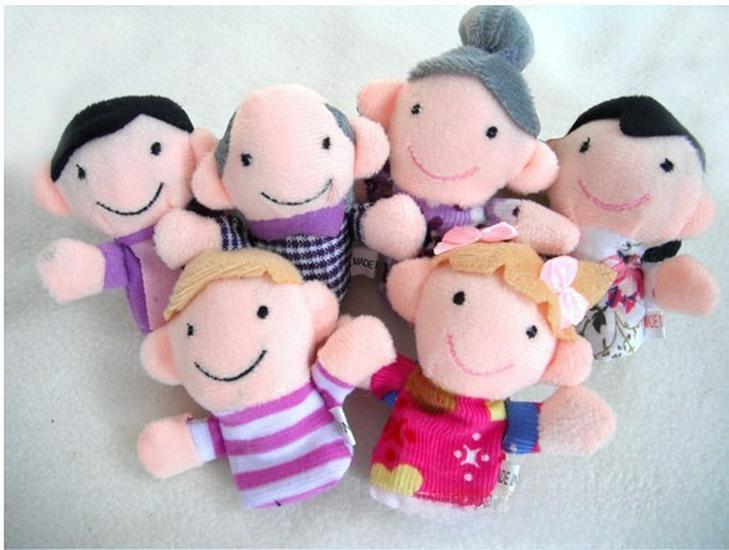 Loving Family Finger Puppets - Baby Toy Dolls