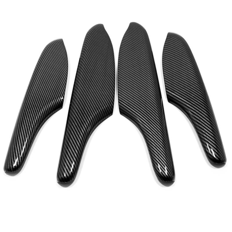 For Honda Civic 11th Gen   Carbon Fiber Car Door Armrest Panel Cover Trim Decorative Sticker Interior Accessories