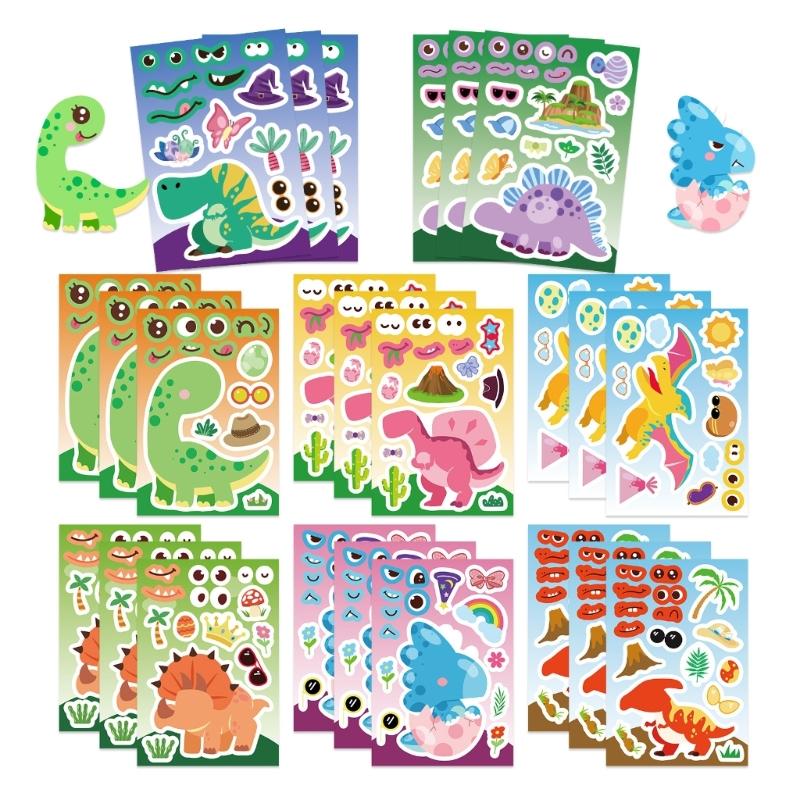 Dinosaur Sticker Collection For Childrens Crafting Interactives Learning And Classroom Decorations