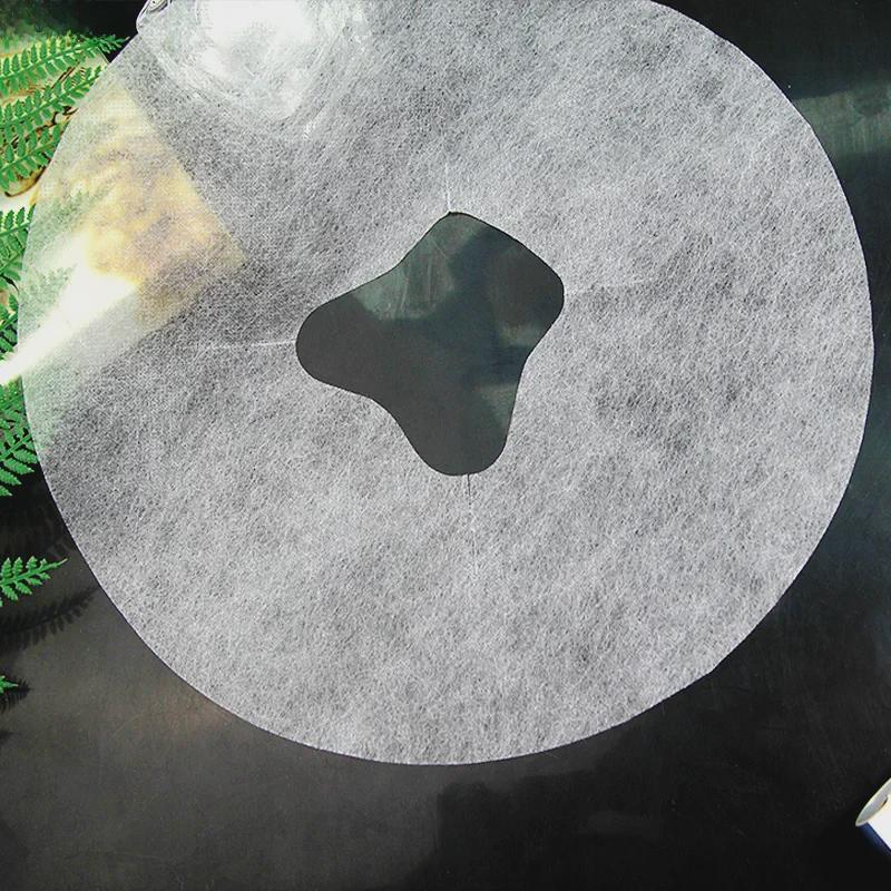 Einweg-Vlies-Gesichtstuch mit Loch für Kosmetikliegen