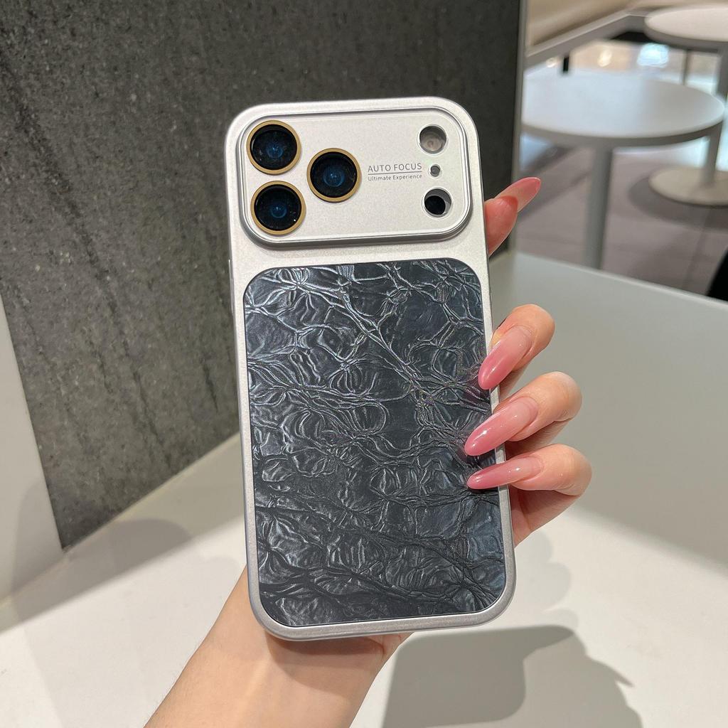 High-Value Niche Ice Crack Pattern Case for iPhone 17 Pro Max and Apple 16 Pro – Full Coverage with Drop Protection.