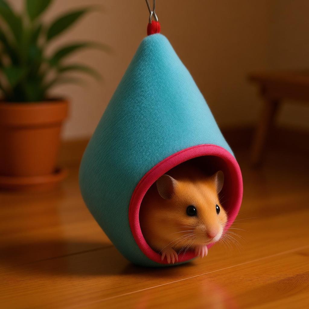 Frettchen Hängematte für Käfig Aufhängbare Käfigzubehörteile Hamster Eichhörnchen Hängematte zur Anreicherung Entspannendes Schlafen Innen Außen Klein