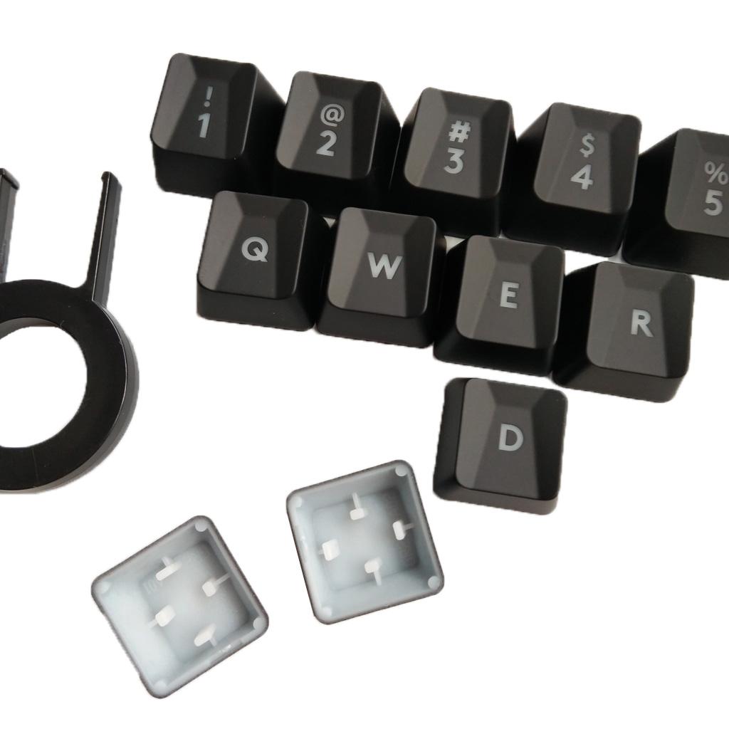 Backlit Keyboard Keycaps for G413 G613 G910 G810 G310 12 Pieces for Key Cap Mechanical Gaming Keyboard for Key Caps