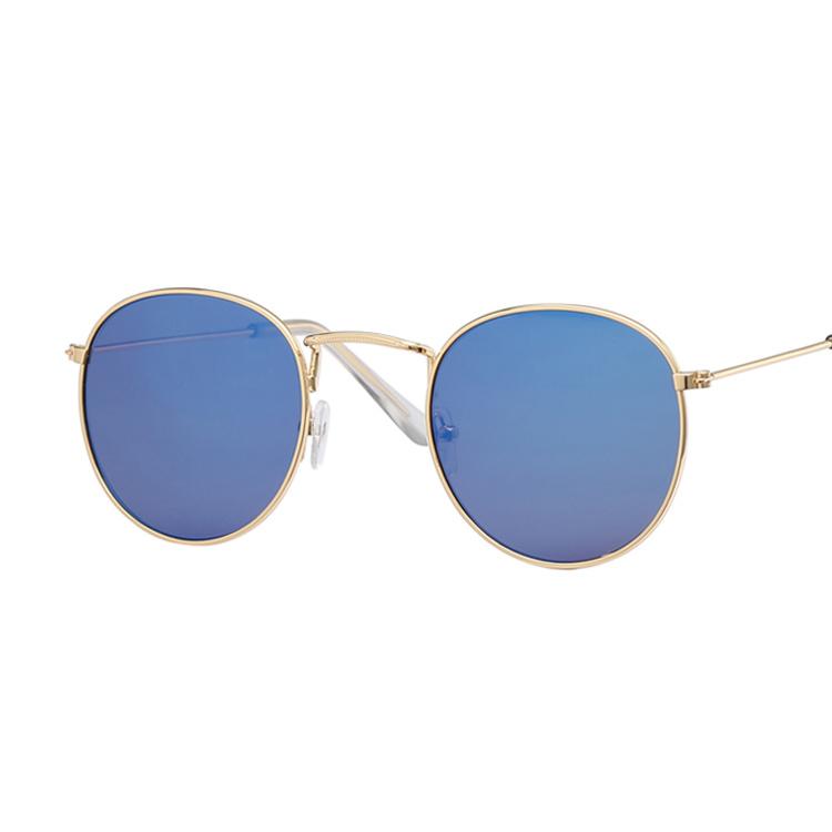 

Classic Small Frame Round Sunglasses Woman/Man Designer Alloy Mirror Sun Eyewear Female Male Retro Modis Oculos