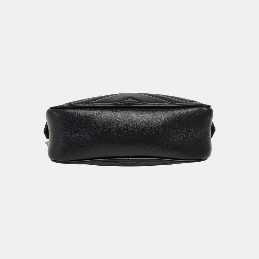 [Pre-Owned] Gucci GG Marmont Matelassé Mini Bag 'Nero' - Very Good #1I0JQDT