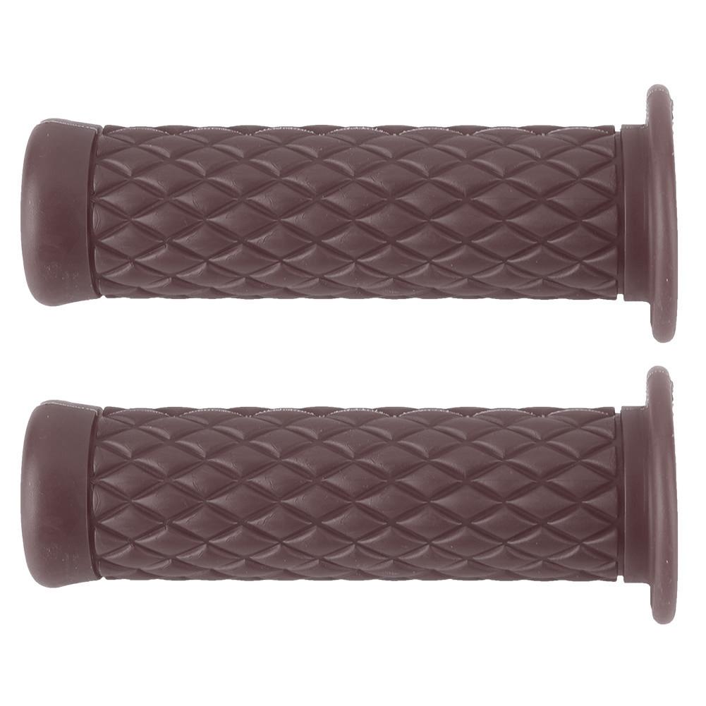 

2Pcs 22mm TPU Motorcycle Bike Handlebar Hand Grips Accessories(brown)
