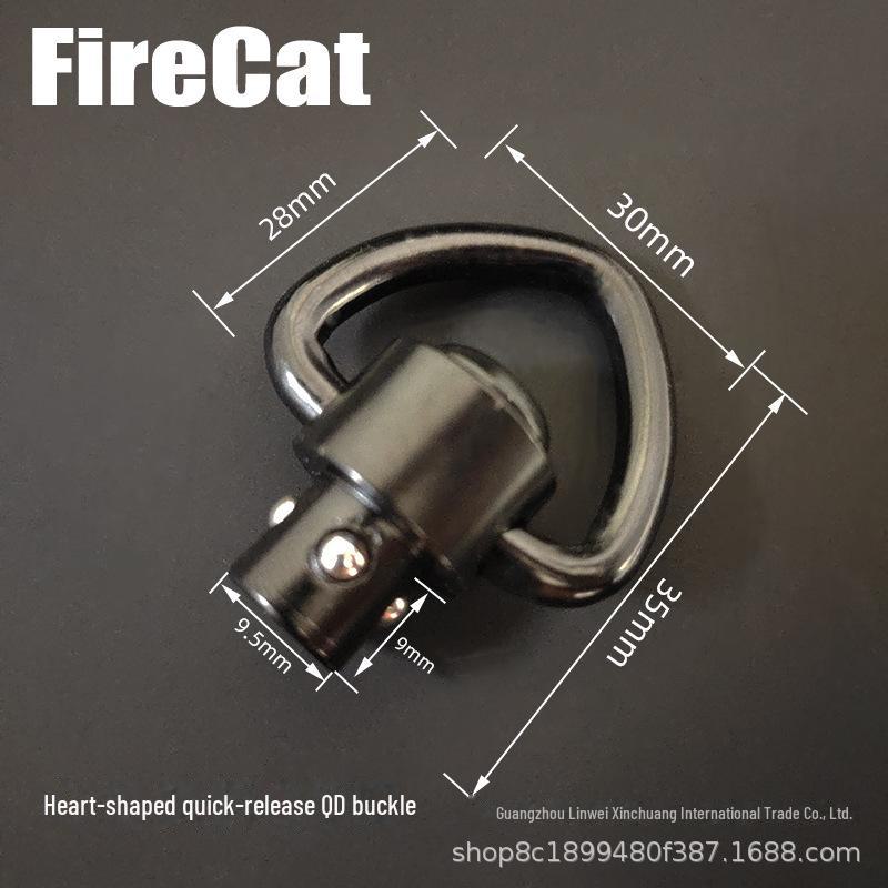 MLOK & KeyMod Rail QD Quick Release Clip for RSA Strap, GBB, 20mm Base Accessories