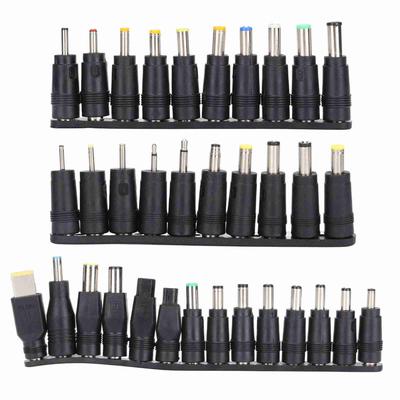 34 szt. Wtyki zasilania DC 5,5 mm x 2,1 mm Uniwersalny adapter złącza zasilania laptopa Akcesoria komputerowe
