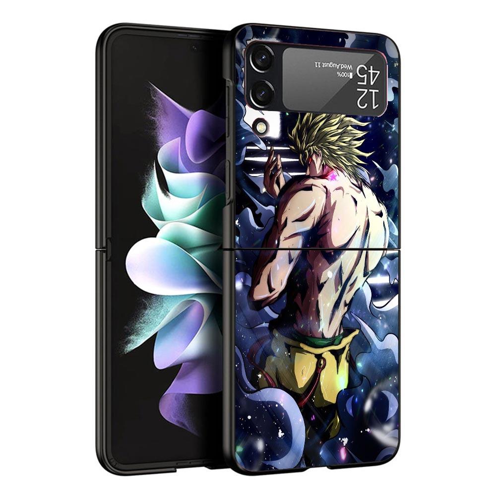 JoJo Adventure Dio Diego Brando Black Phone Case For Samsung ZFlip7 ZFlip6 ZFlip5 ZFlip4 ZFlip3 5G Hard Protective Galaxy Z Flip