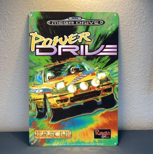 

f1Power Drive Mega Drive Retro Video Game Metal Poster Tin Sign 2030cm 20x30cm（7.8x11.8inch）