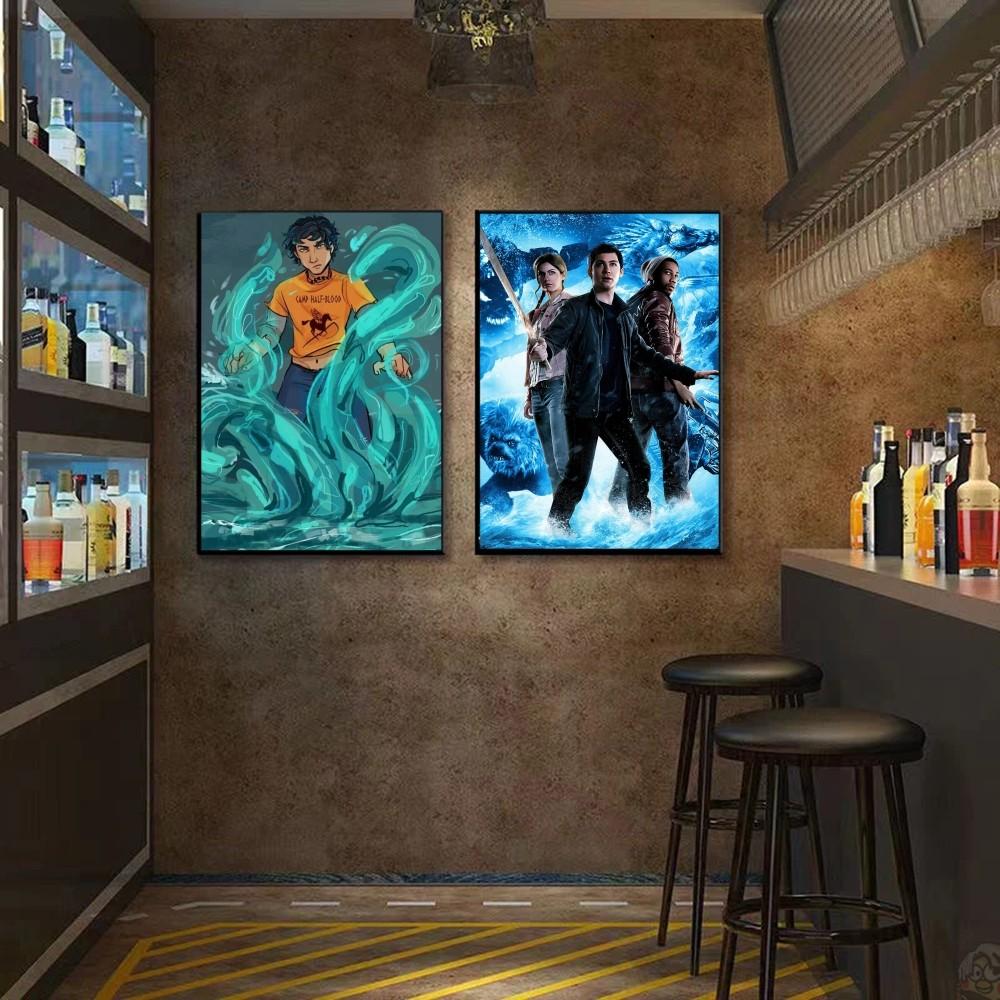 1ks Samolepící umělecký plakát Percy Jackson Nálepka na vodotěsný papír Coffee House Bar Pokojová nástěnná dekorace