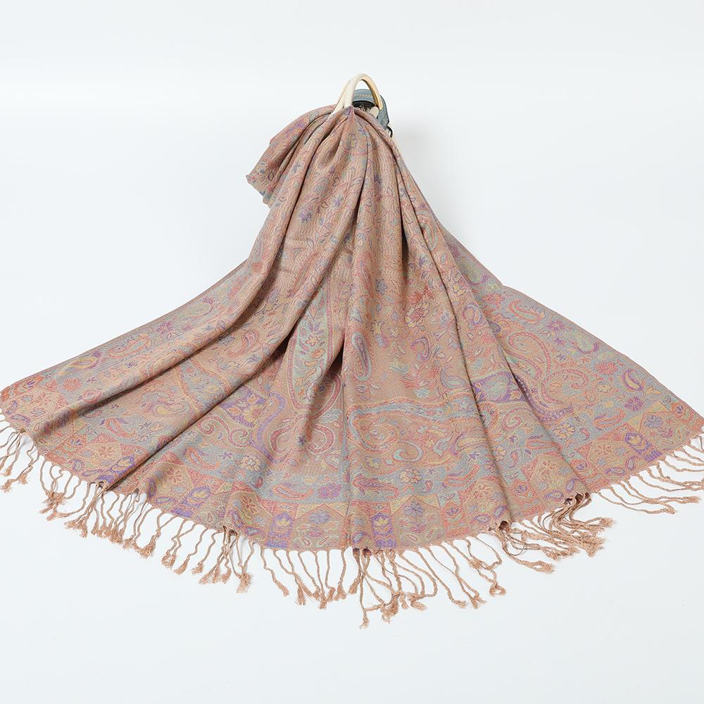 Shawl outside women's spring and autumn cape long scarf cheongsam outside air-conditioned room scarf cape