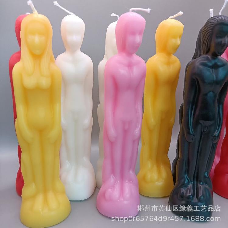 

Свечи в форме человеческого тела – Мужские и женские скульптуры, Неправильные поделки, Романтические подарочные украшения различных цветов Female White