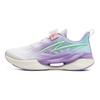 Li Ning Cloud V2 Comfortable Non-Slip Wear-Resistant Breathable Low-Top Kids Running Shoes Kids sneaker Purple Blue White YKFU060-6
