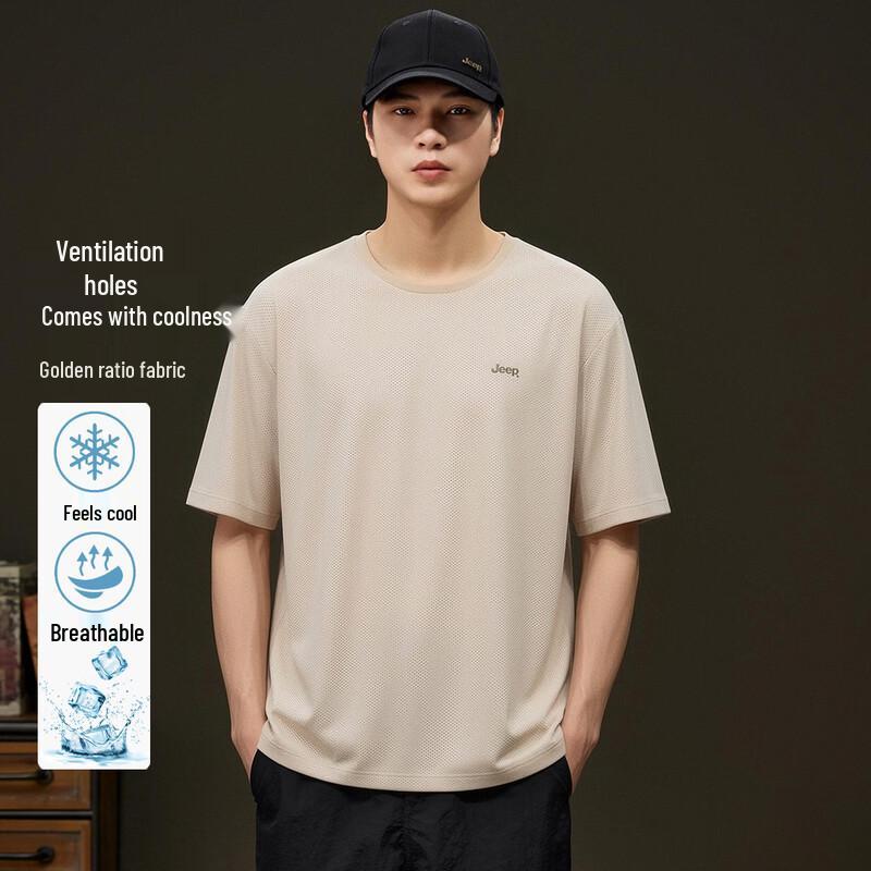 JEEP Men s Breathable Crewneck T-Shirt XL