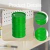 Mini Oil Drum 5.9cmx9.5cm Realistic Simulated Fuel Barrel Container for 1/8, 1/10, 1/12 RC Car