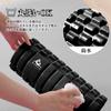 DPEAN Foam Fascia Release Solid 3 Types of Concave and Convex Yoga Home EVA Fascia Roller Muscle Stretching Equipment Length 33cm X Diameter Roller,