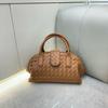 2026 leather cross-border new cloud bag woven portable shoulder crossbody magnetic bowling Boston bag women