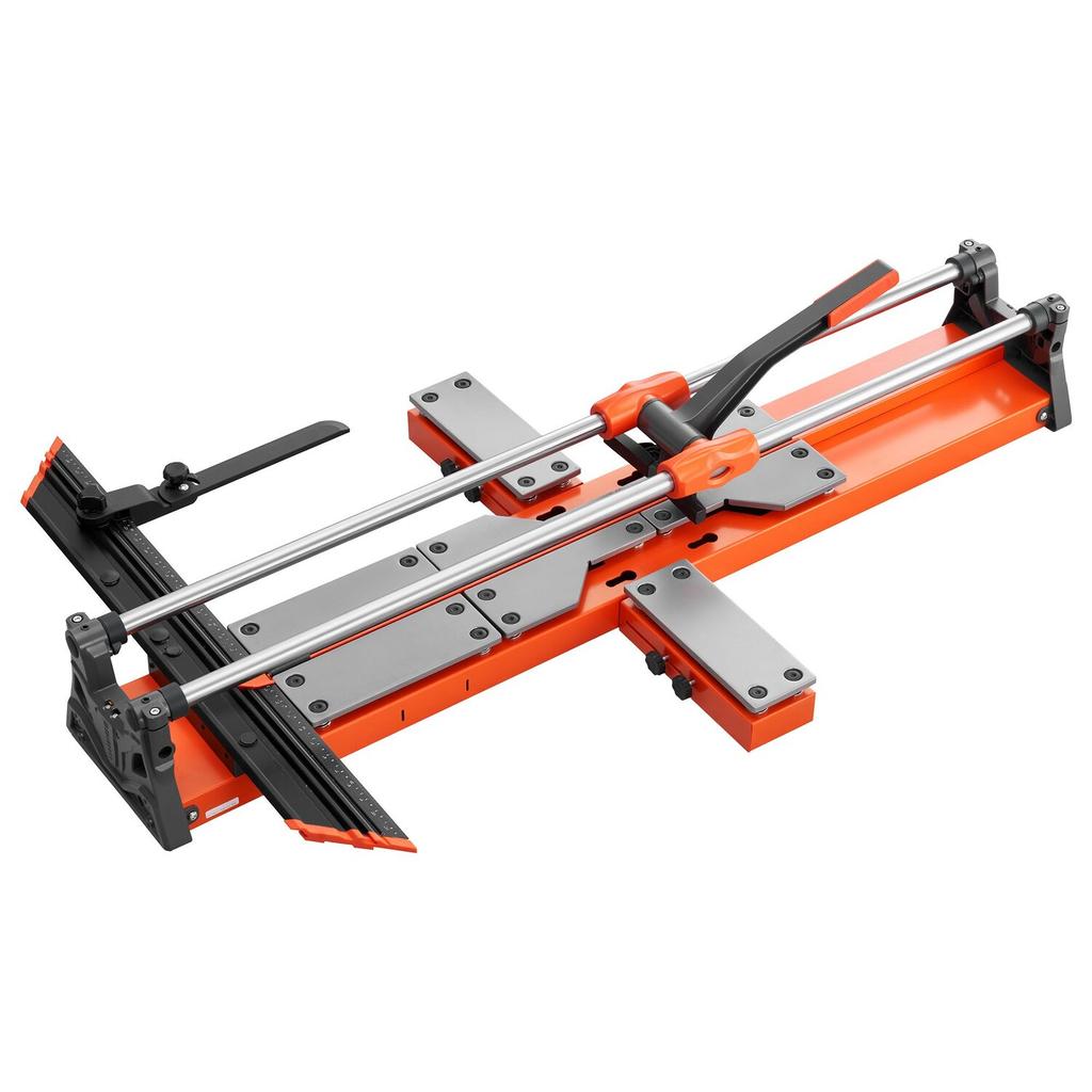 1000 mm Manual Tile Cutter, Upgraded Sliding Head Cutting Tool with Spring-Loaded Base, Angle Fence, Tungsten Carbide Cutting Wheel, Alignment Guide,