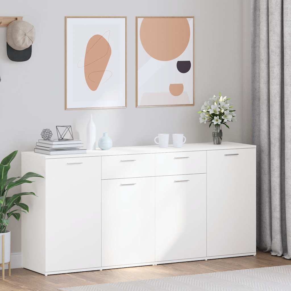 vidaXL Sideboard Weiß 160x36x75 cm Holzwerkstoff