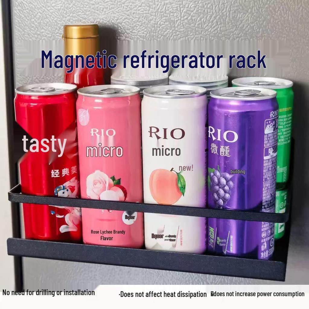 Multi-Functional Wrought Iron Magnetic Kitchen & Cosmetic Storage Rack