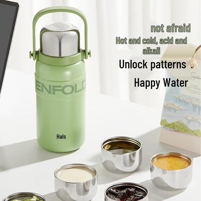 HAERS 316 Stainless Steel Insulated Portable Water Bottle