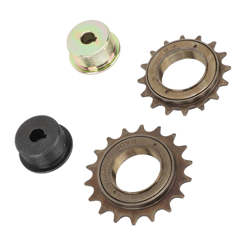 2PCS Single-Speed Bike Freewheel Adapter Set Cycling Freewheel Adapter Set Bike Modification