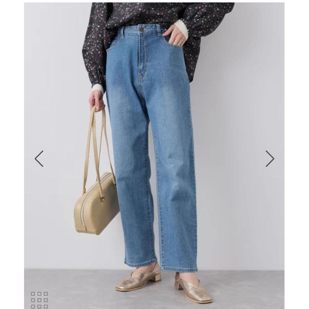 [Waist Revolution Denim] Straight denim pants ROPE PICNIC size 38