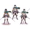 New In Stock Attack on Titan Figma Handheld Mobile Doll Liwei Allen Captain Mikasa Collectable Action Figure Toy Gift Premium Quality
