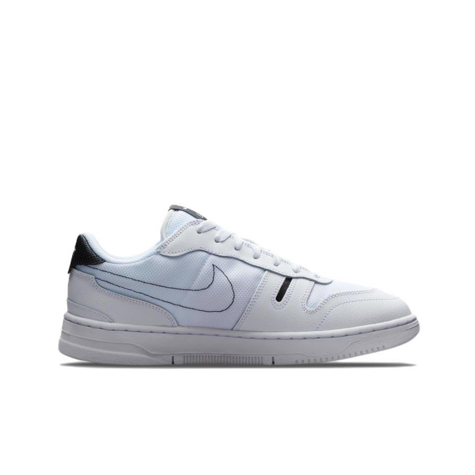 Nike Skórzana tkanina typu squash Odporne na poślizg Trwałe Lekkie Niskoprofilowe Buty do Skateboardingu Męskie Buty do Skateboardingu Czarno-Białe CT2922-100
