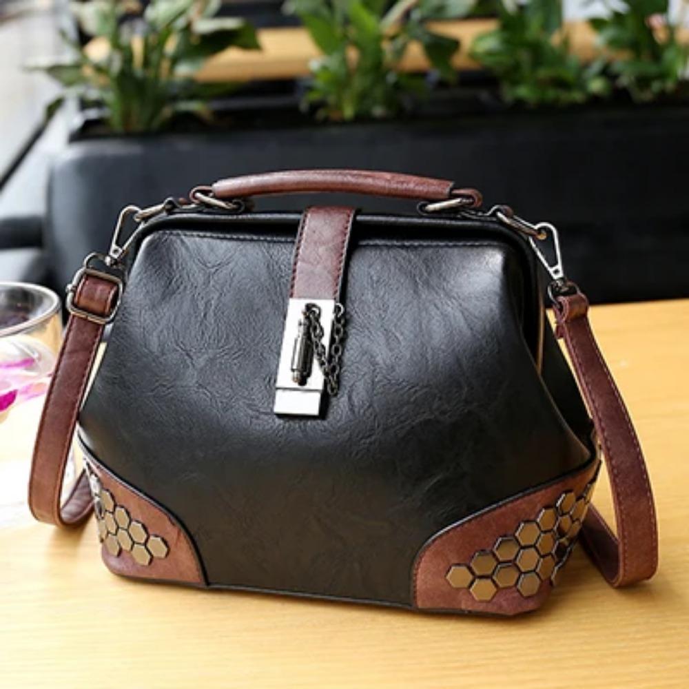 Fashion Sequined Messenger Bags Shell Bag Women Leather Handbags Shoulder Bags for Women Luxury Crossbody Doctor Bag Bolso Mujer
