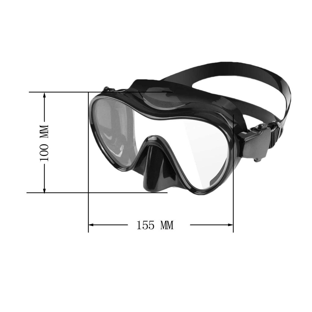 Anti-Fog Dry Snorkel and Dive Mask Set